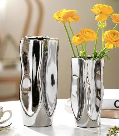 Silver Electroplated Vase