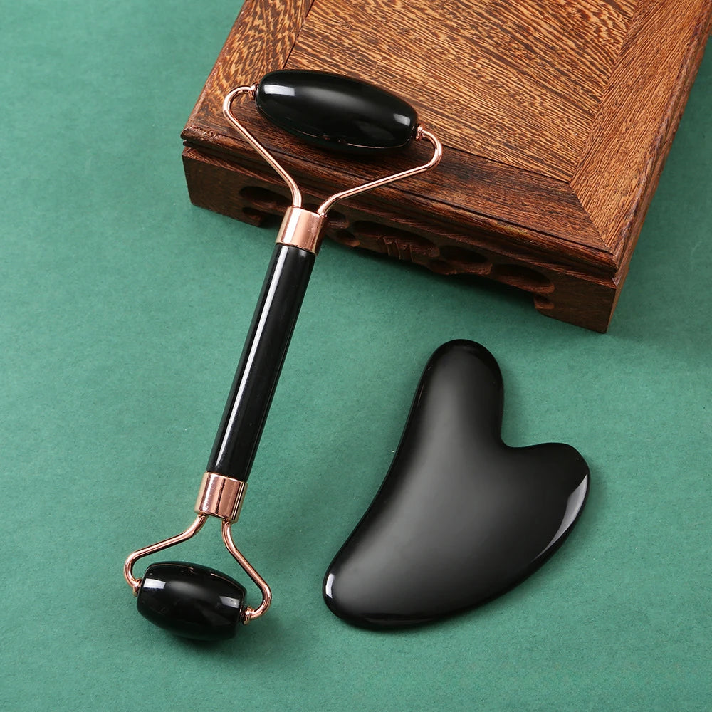 Resin Gua Sha Pink Set