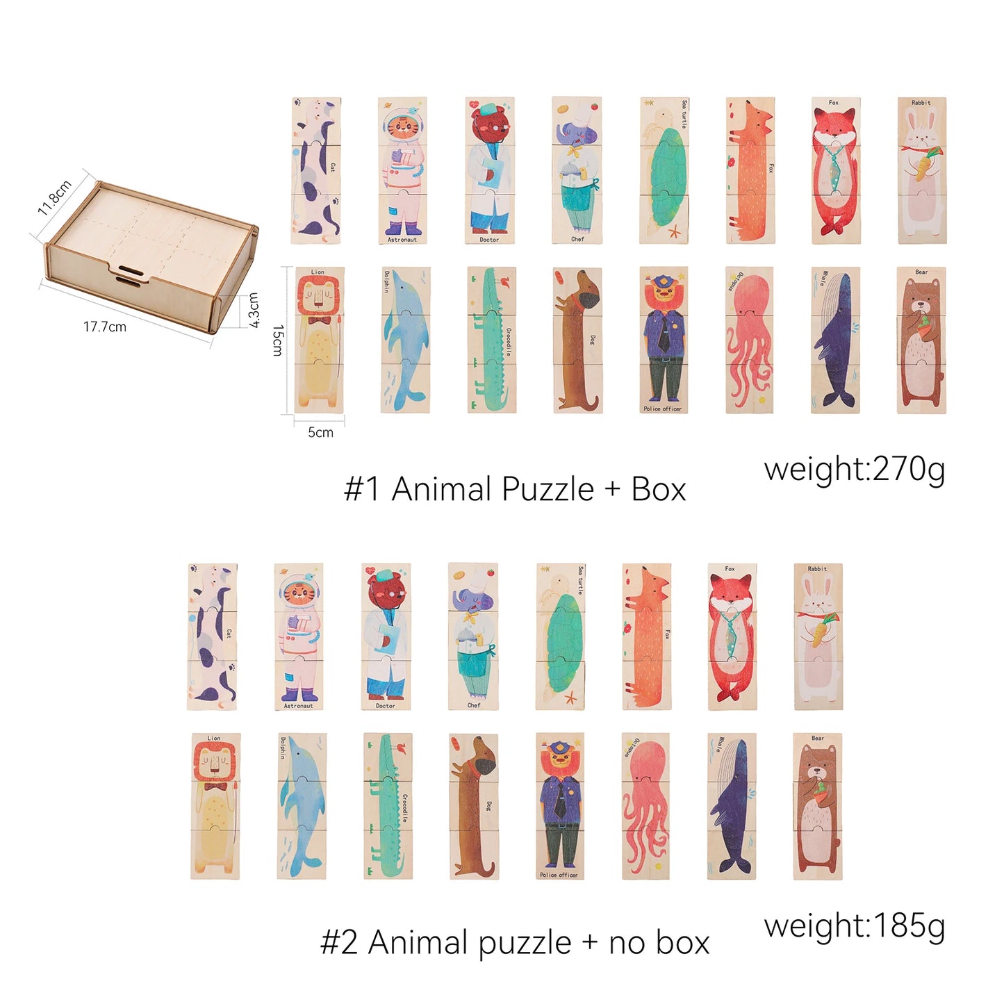 Wooden Puzzle 48 Pieces