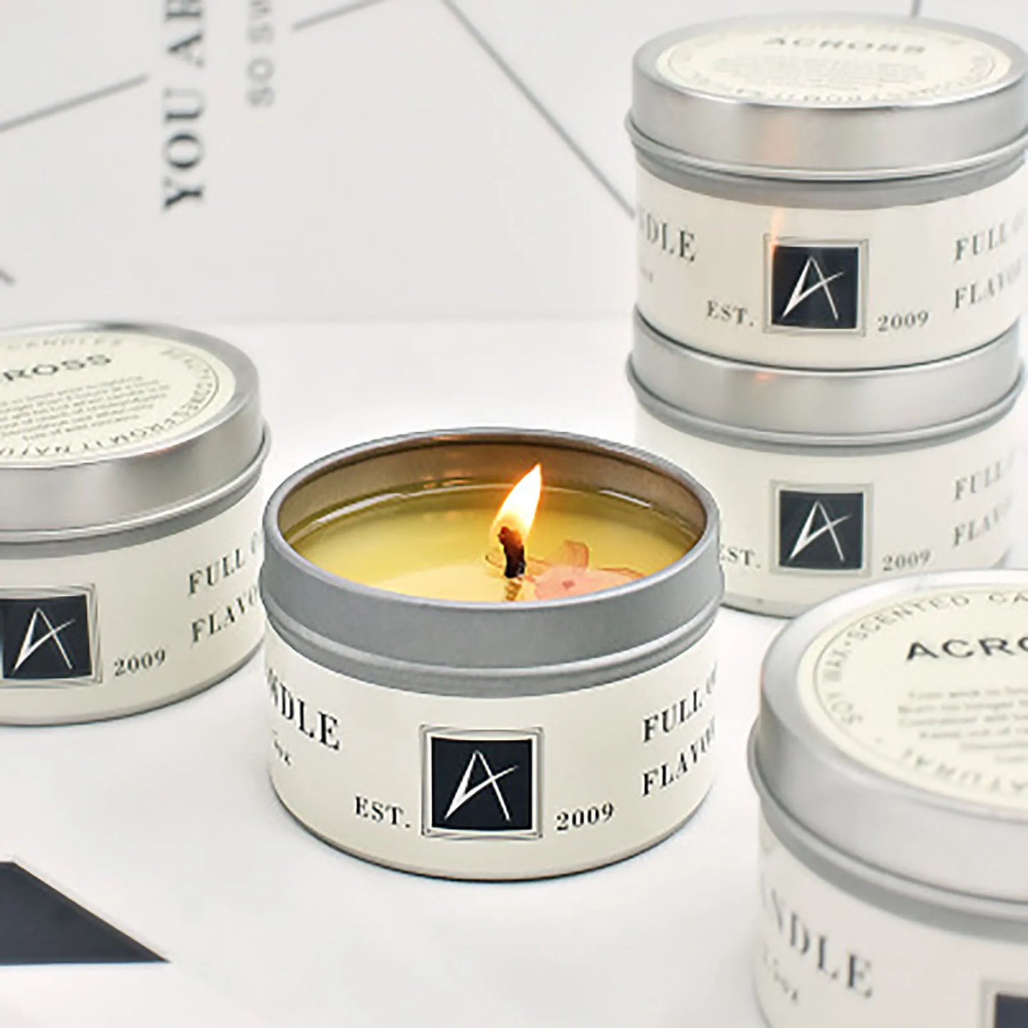 Romantic Wedding Candles