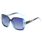 New Ladies' Sunglasses with High Sense and Diamond-encrusted Sunglasses Protect against Ultraviolet Rays in Summer.