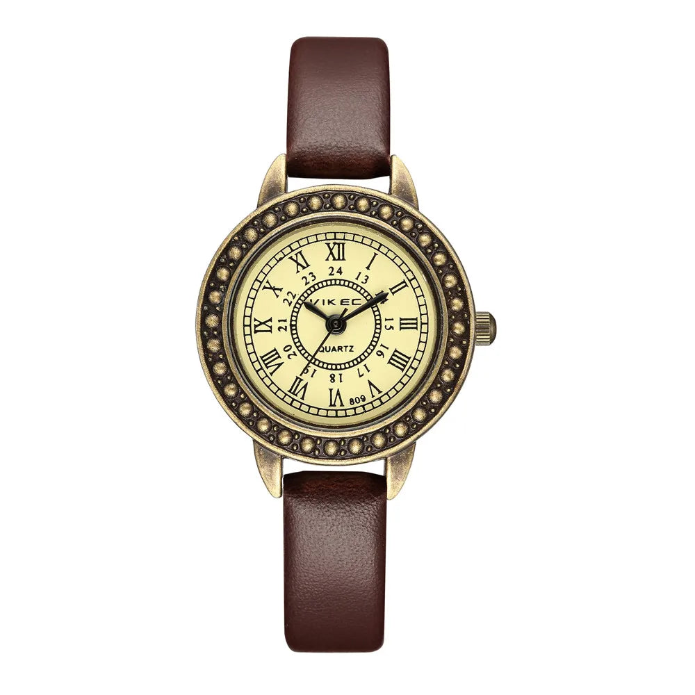 Women’s PU Roman-Scale Watch