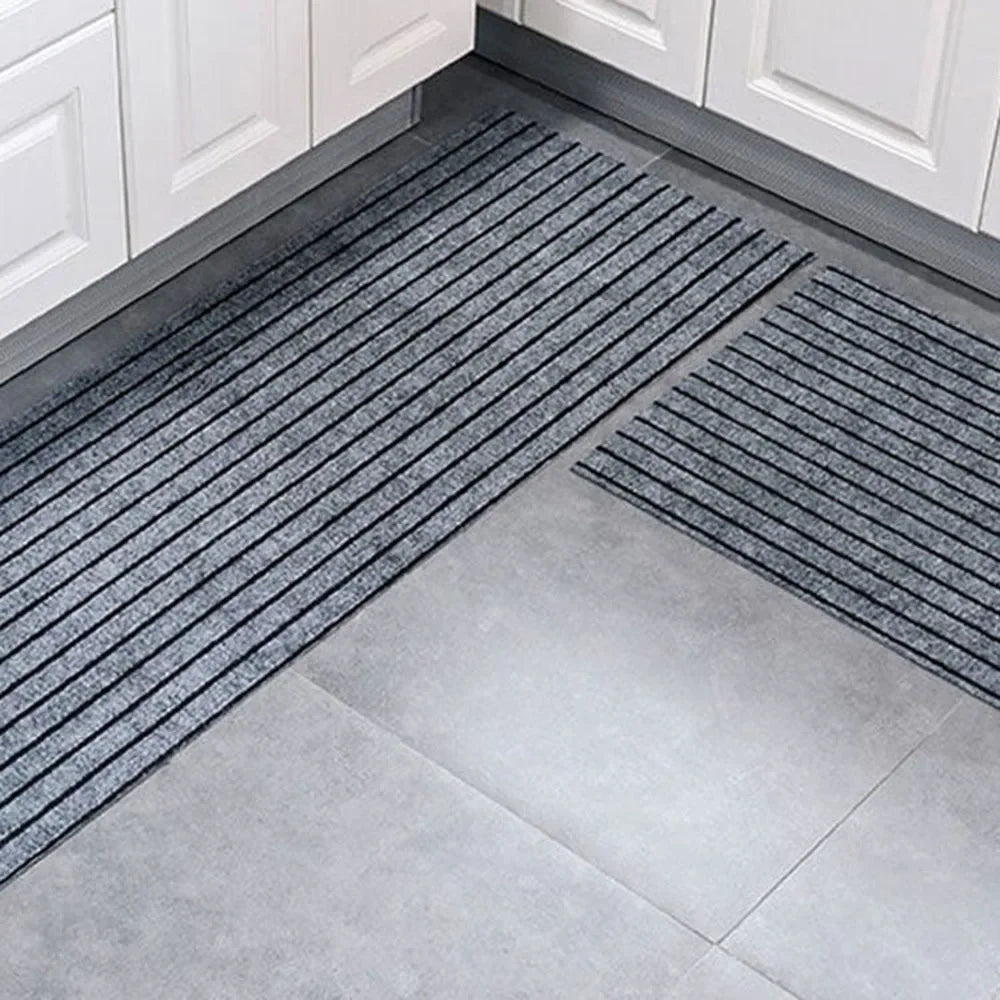 Carpet Household Water Absorbing Non-slip Kitchen Rugs Foot Mat For Hallway Striped Floor Carpet House Entrance Mat Floor Rug