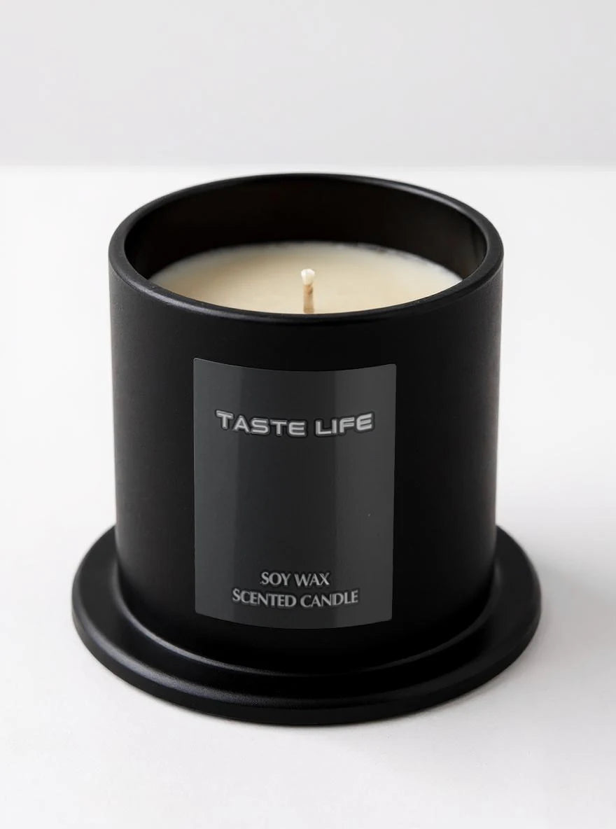 Candle Under Glass Cloche