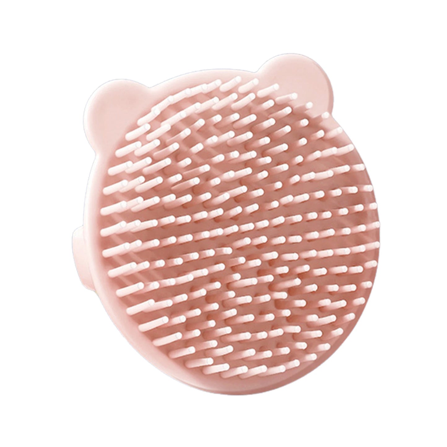 Baby Hair Brush Soft Hair Scalp Massager For Kids Gentle Bathing Shower Head Scrubber Cute Bear Design