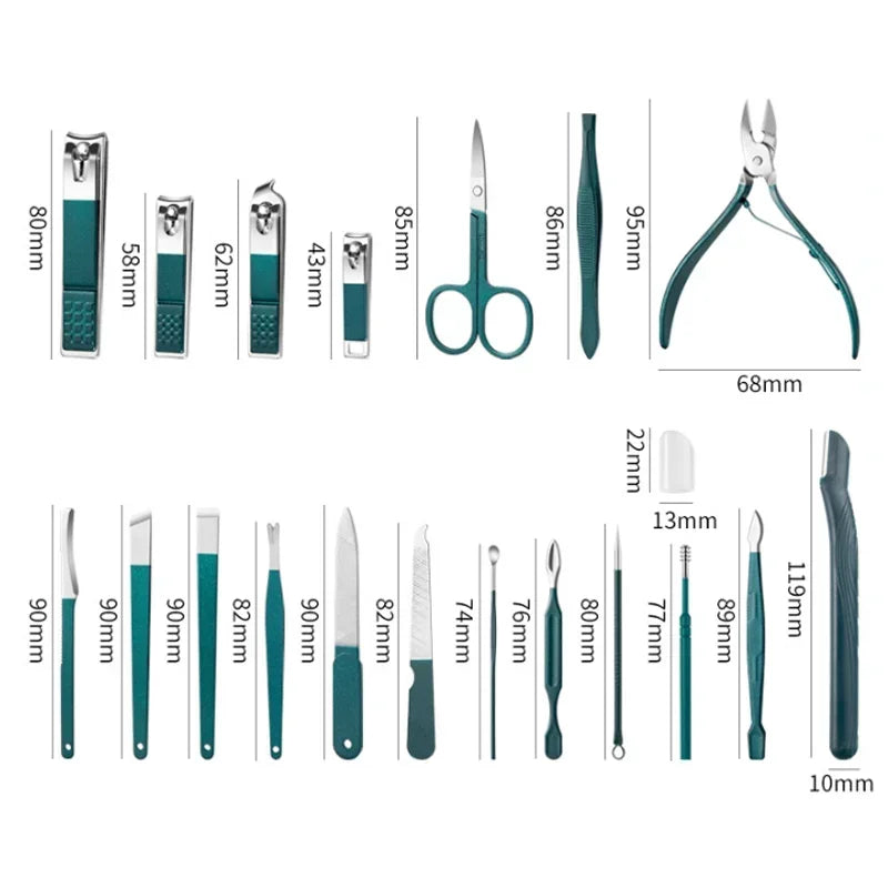 Stainless Pro Manicure Case