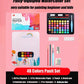 Watercolor Painting  48 Colors Solid Water Color Paint With Brush&Paper Drawing Set Art Supplies for Artists Beginner