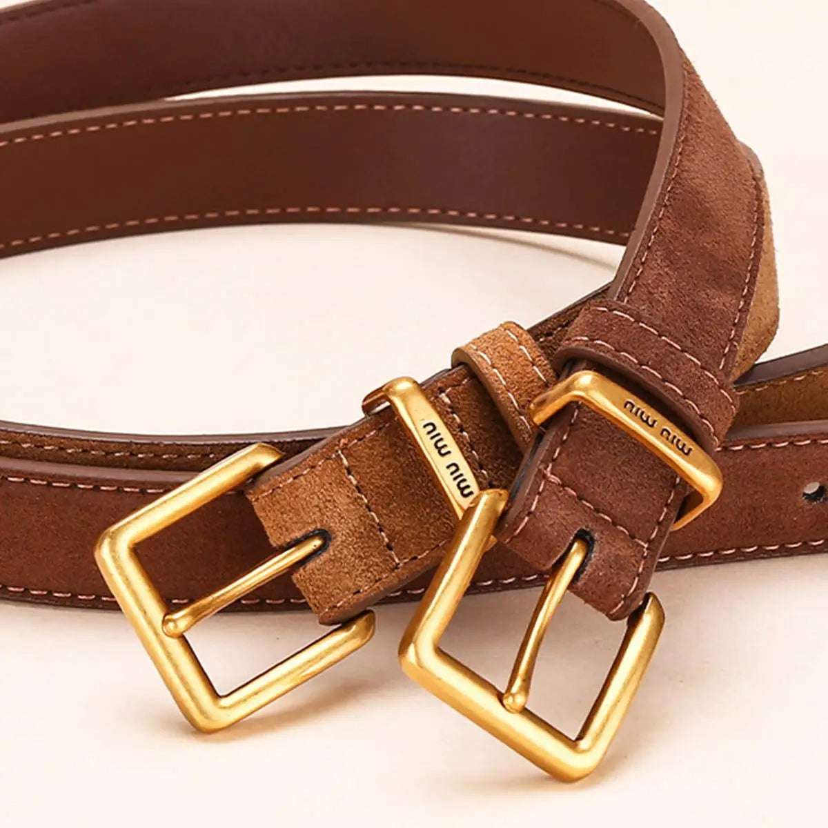 Fashion Woman's Leather Belt High Quality Buckle Hardware Practical Apperal Accessories Fit Jeans Suit Trousers Festival Gift