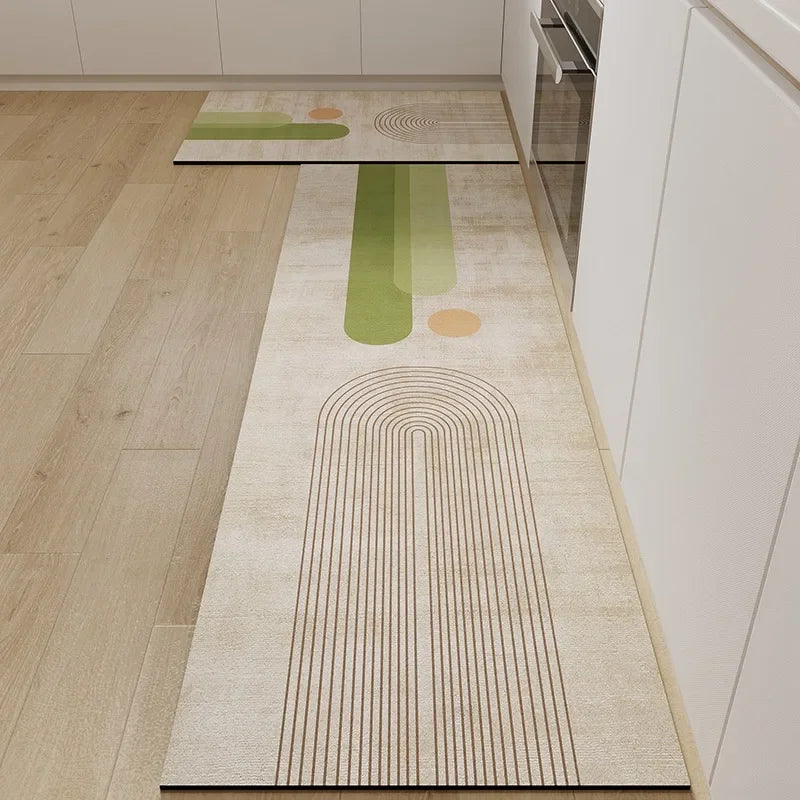 Carpet for Kitchen Floor Mat Pvc Waterproof Anti-slip Area Rug Home Decoration Long Foot Mats  Alfombra Cocina 주방 카펫 Ковер