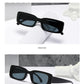 Black Square Sunglasses Men Rectangle Small Sun Glasses Male Retro Black Lens Driving Fishing Oculos UV400