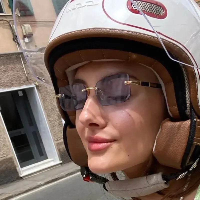 Metal Oval Clear-Lens Frames