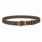 Luxurious leather belt for women, vintage style 2.8 width suitable for jeans and skirts
