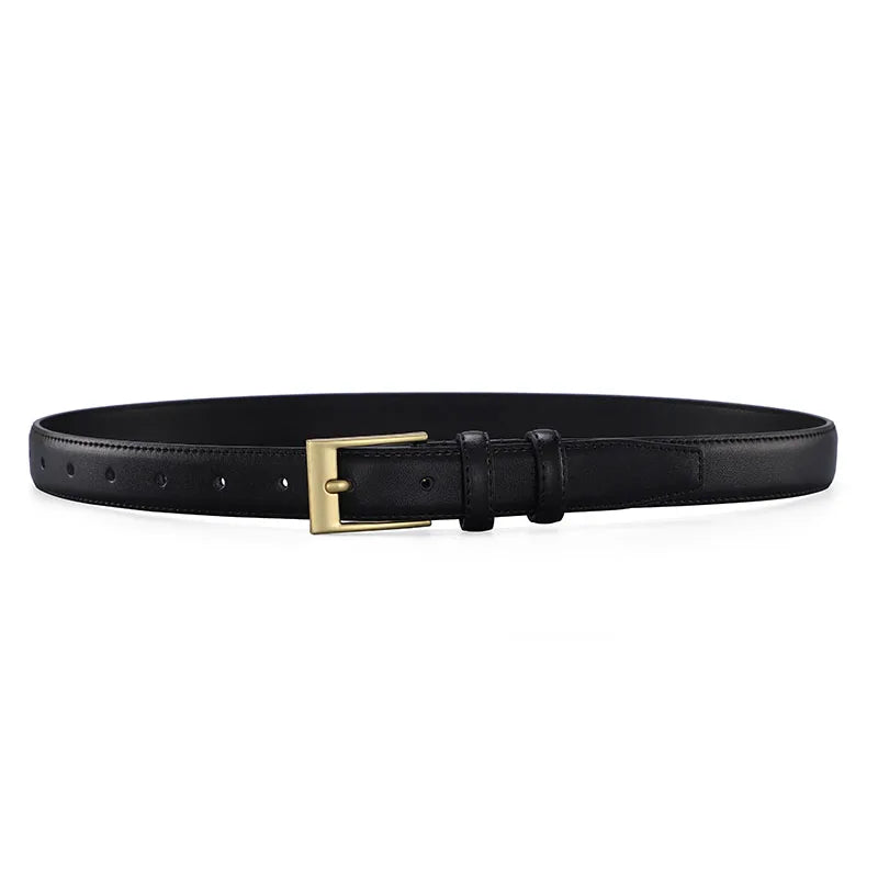 Women's Leather Belt Luxury Brand Designer Belt Simple Fashion with Jeans and Trousers Decorated Belt High-quality Alloy Buckle