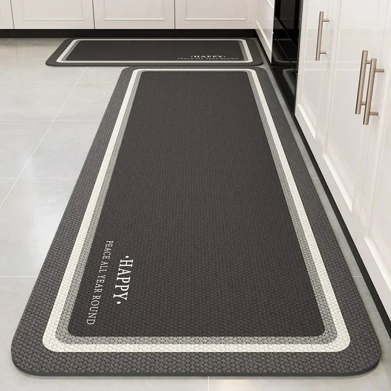 Carpet for Kitchen Floor Mat Absorbent Rug Soft Diatom Mud Anti-slip Foot Mats Home Decoration Non-slip Area Rugs 주방 카펫