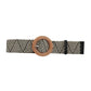 Woven Straw Wide Waist Belt