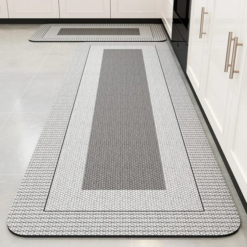 Carpet for Kitchen Floor Mat Absorbent Rug Soft Diatom Mud Anti-slip Foot Mats Home Decoration Non-slip Area Rugs 주방 카펫