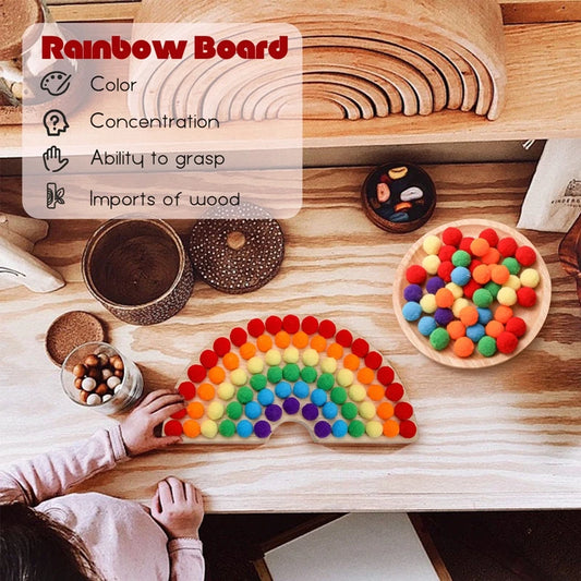 Montessori Rainbow Clamp Toy