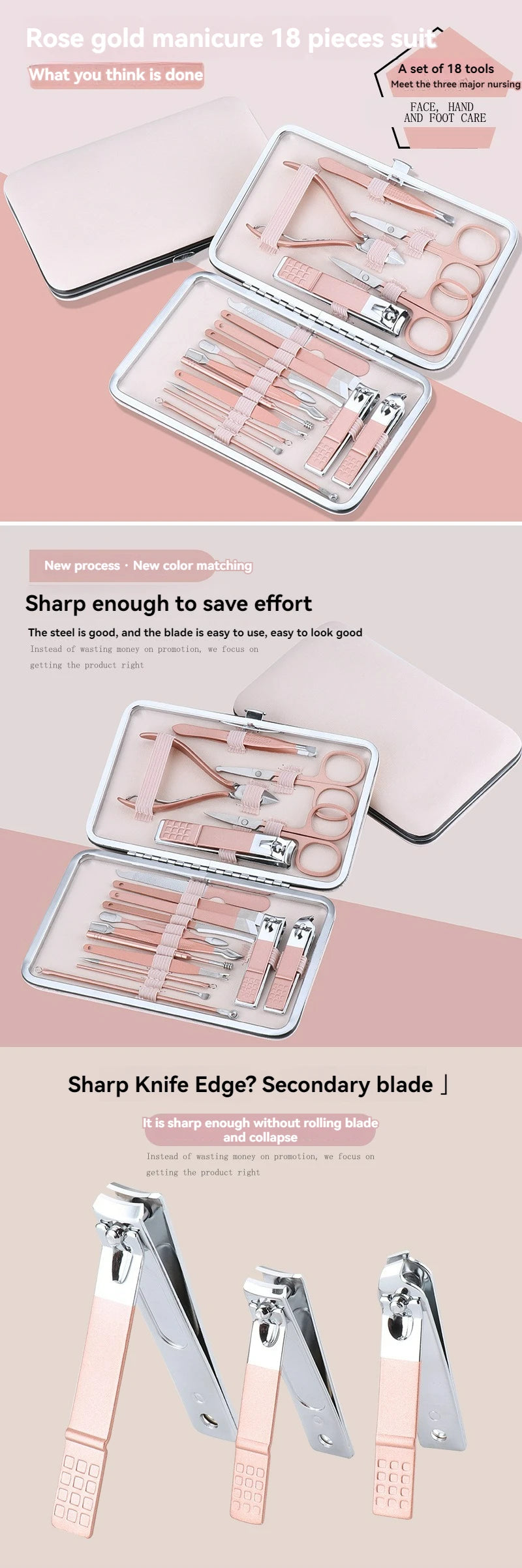 Manicure–Pedicure 18-Piece Set