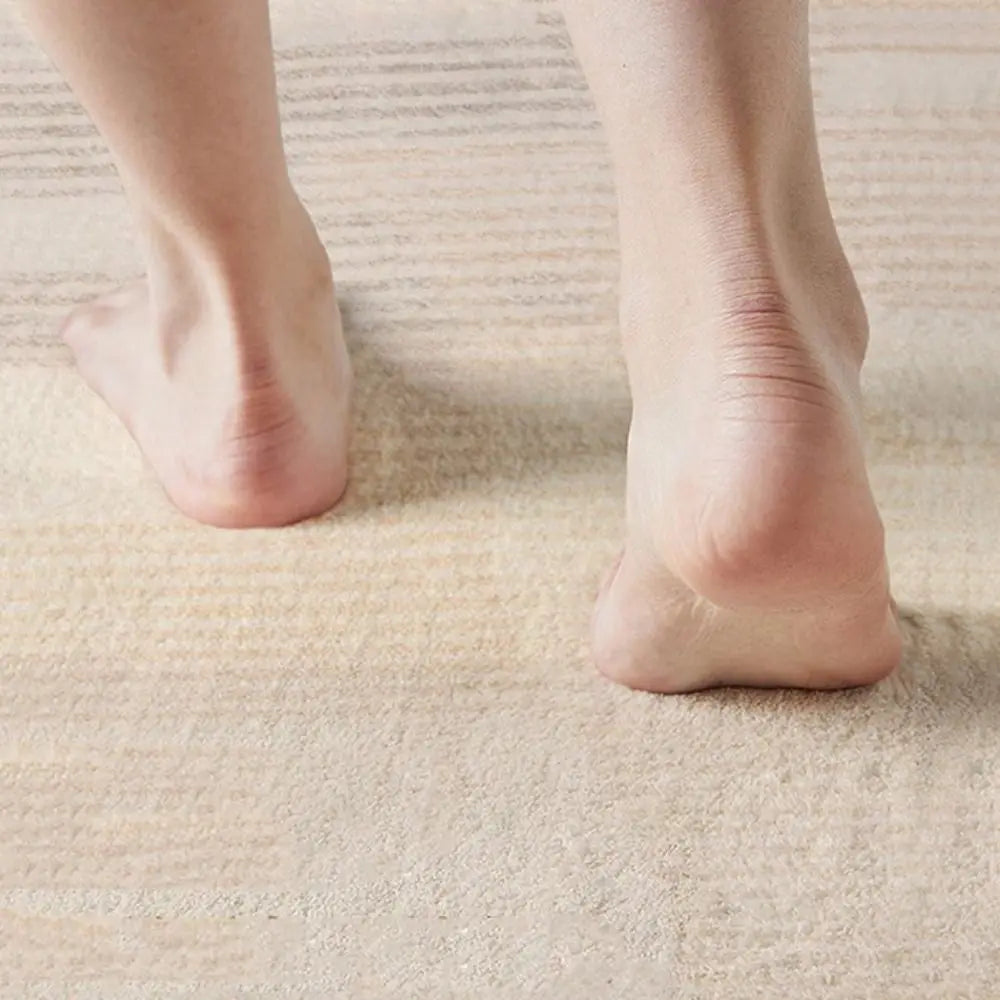 Cream Bedside Floor Mat