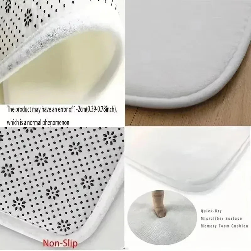 Carpet for Living Room Large Pink Bedroom Rug Bedside Floor Mat Spring Flower Plant Carpets Pastoral Style Home Decoration Rug