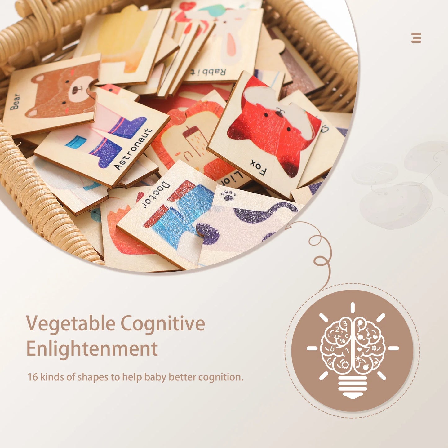 Wooden Puzzle 48 Pieces