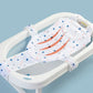 Baby Bath Net Mat Children  Newborn Adjustable Bathtub Pillow Seat Cushion Cross-shaped Anti-slip Bathtub Shower Cradle Bed Seat