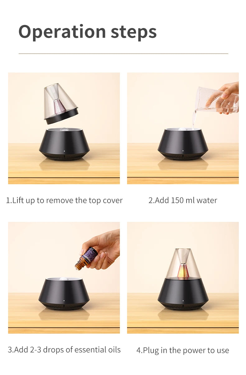 Ultrasonic Diffuser with Light