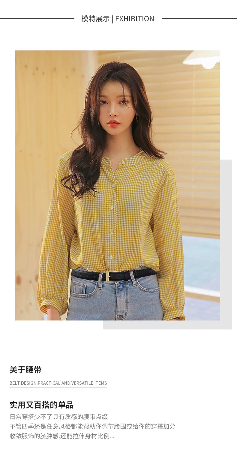 Women's Leather Belt Luxury Brand Designer Belt Simple Fashion with Jeans and Trousers Decorated Belt High-quality Alloy Buckle