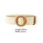 Woven Straw Wide Waist Belt