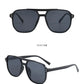 Vintage Men Women Big Sunglasses Men Square Shades Unisex Sun Glasses Black Lense Male Female Sunglasses UV400 Glasses