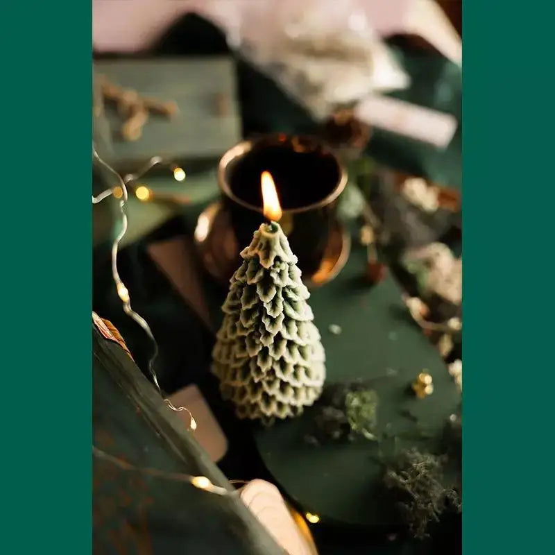 Christmas Cedar Tree Candle