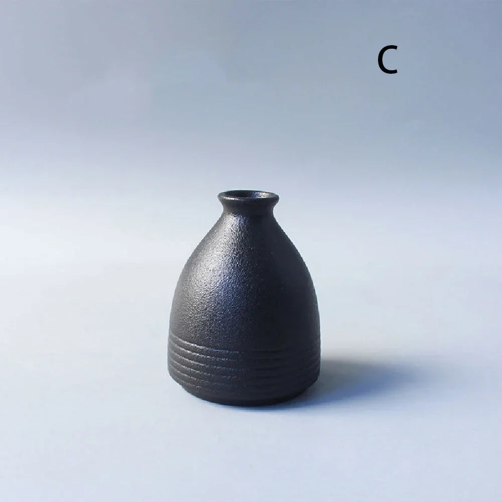 Mini Japanese Black Vase