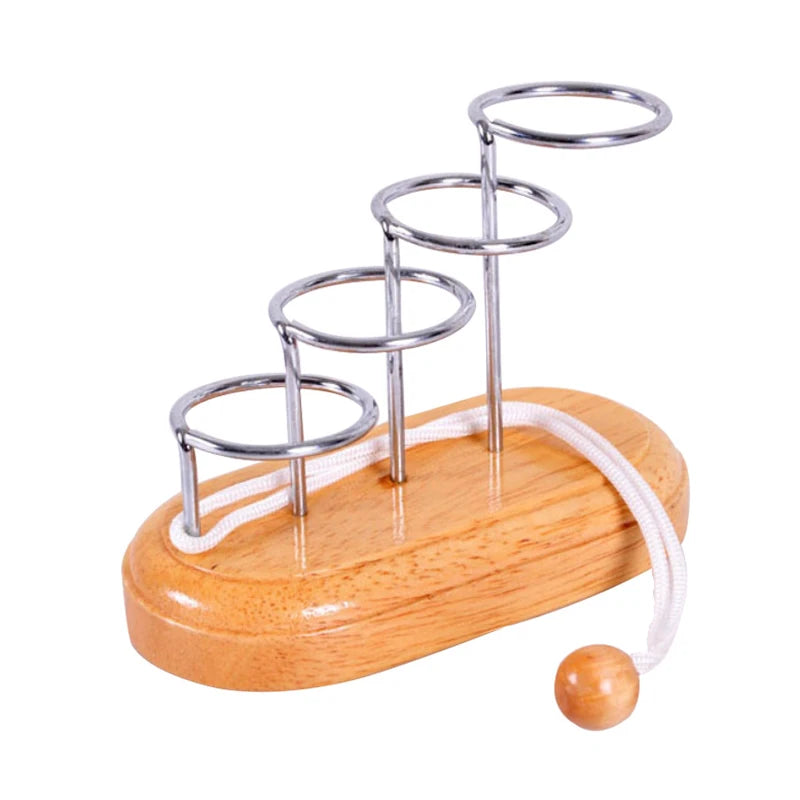Wooden Rope Brain Teasers