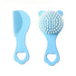 Baby Hair Brush and Comb Set for Newborns Gentle Detangling Soft Bristles Cradle Cap Care Cartoon Bear Design Kids Travel