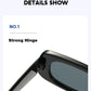 Black Square Sunglasses Men Rectangle Small Sun Glasses Male Retro Black Lens Driving Fishing Oculos UV400