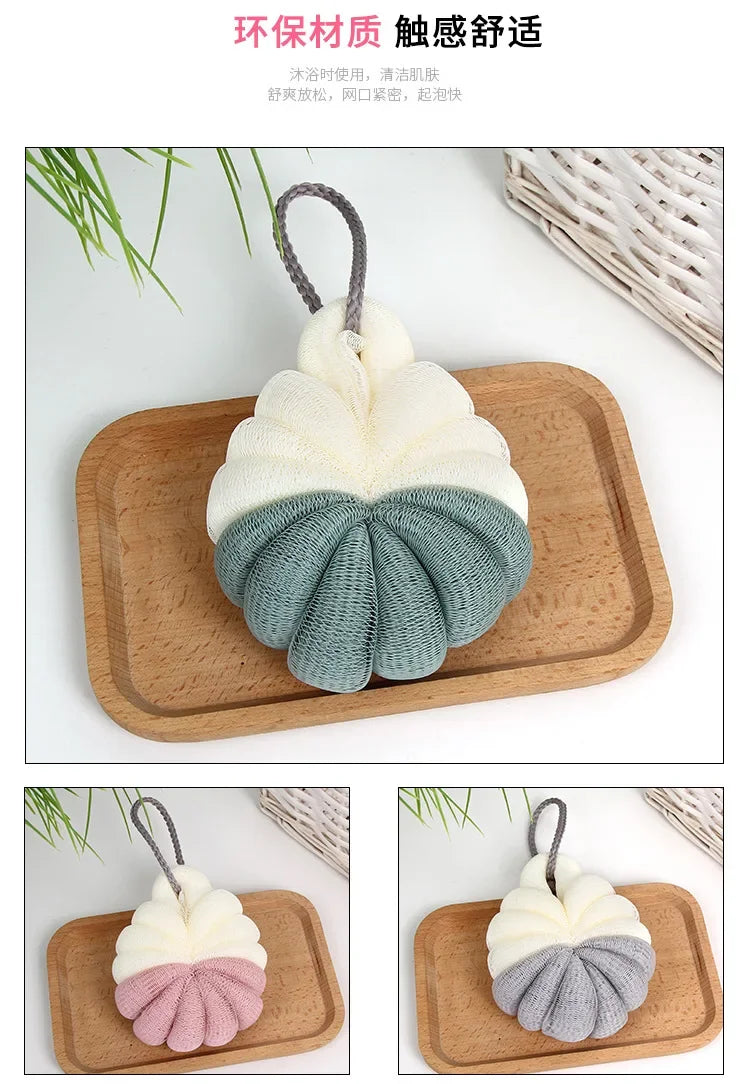 Bath Bubble Ball Exfoliating Scrubber Soft Shower Mesh Foaming Sponge Body Skin Cleaner Cleaning Tool Bathroom Accessories New