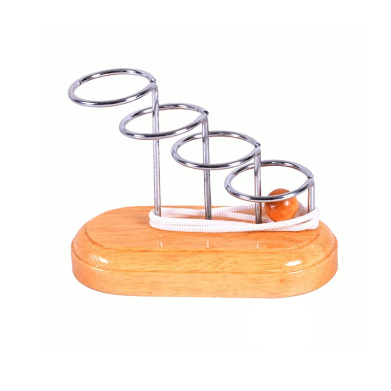 Wooden Rope Brain Teasers