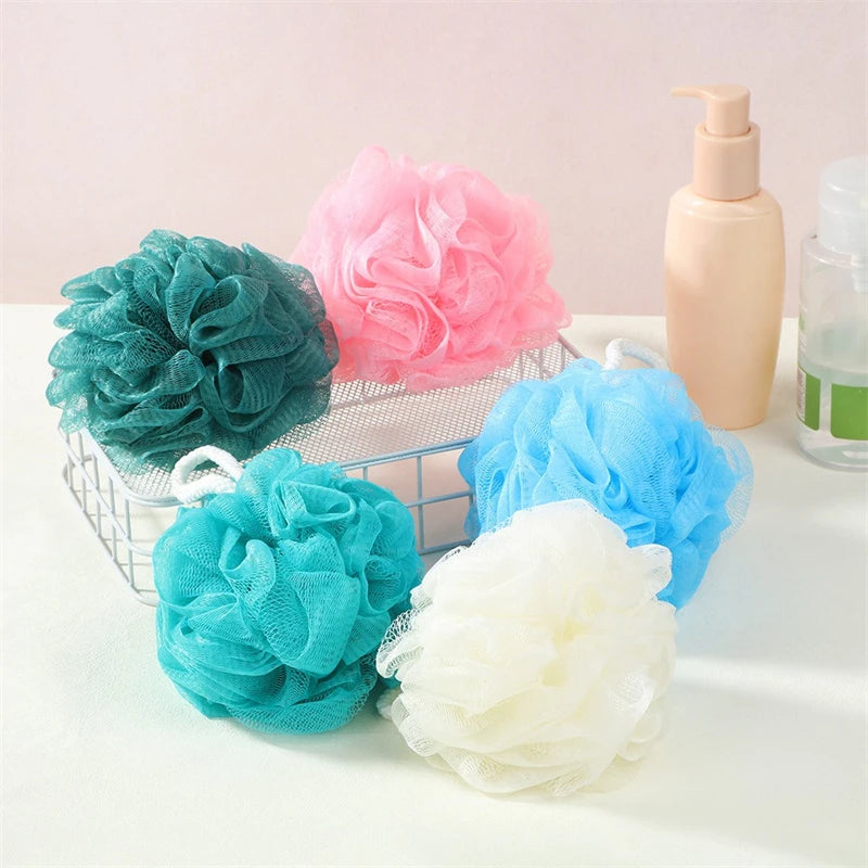 Flower Bath Sponge Balls