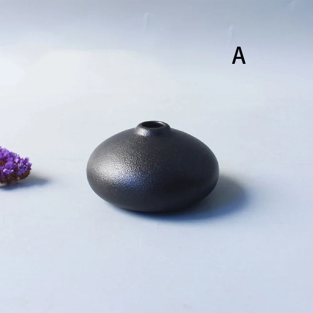 Mini Japanese Black Vase