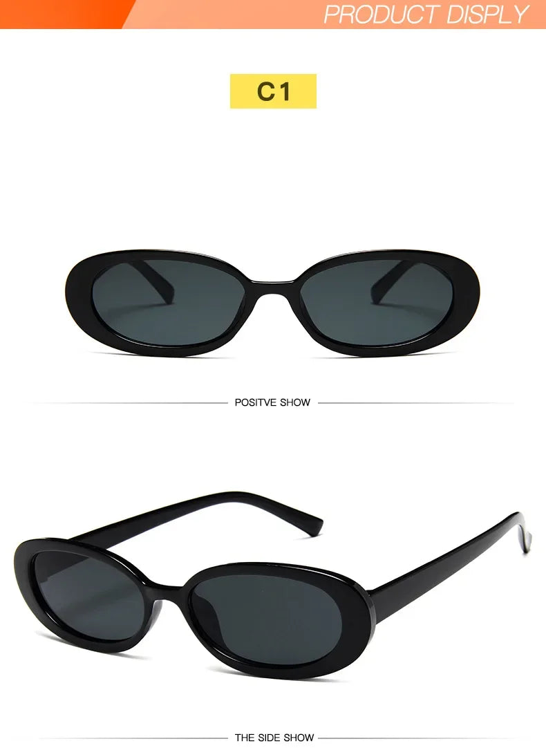 Small Oval UV400 Sunglasses