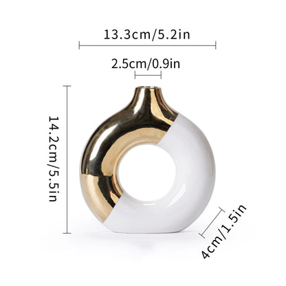 Golden Luxury Nordic Vase