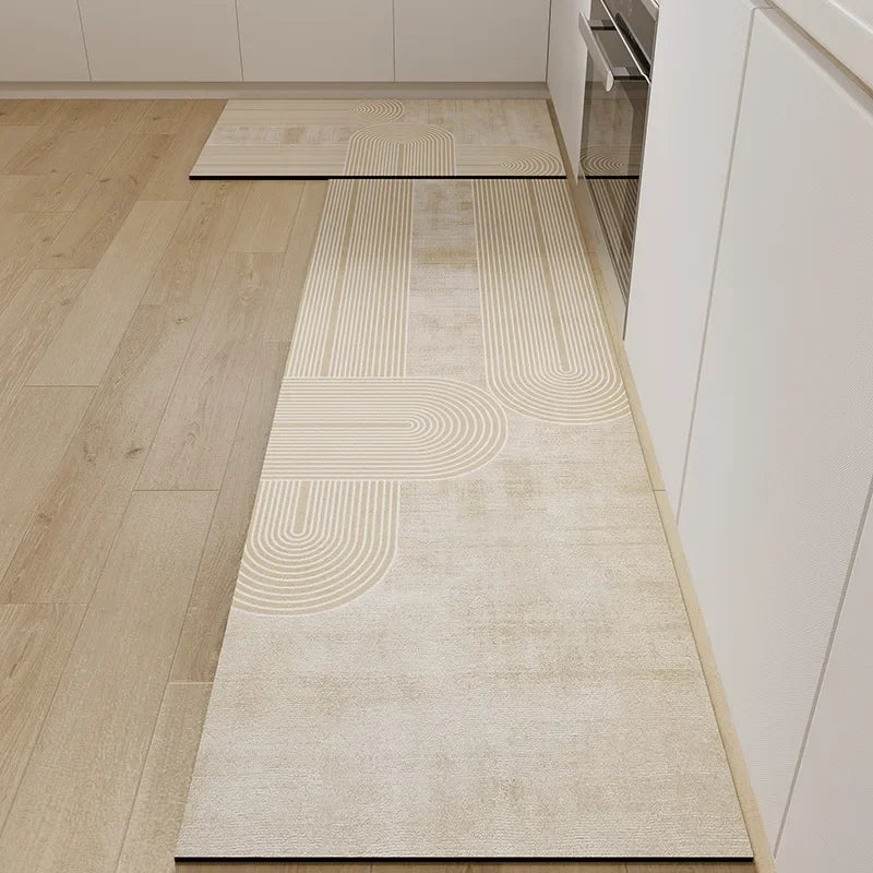 Carpet for Kitchen Floor Mat Pvc Waterproof Anti-slip Area Rug Home Decoration Long Foot Mats  Alfombra Cocina 주방 카펫 Ковер