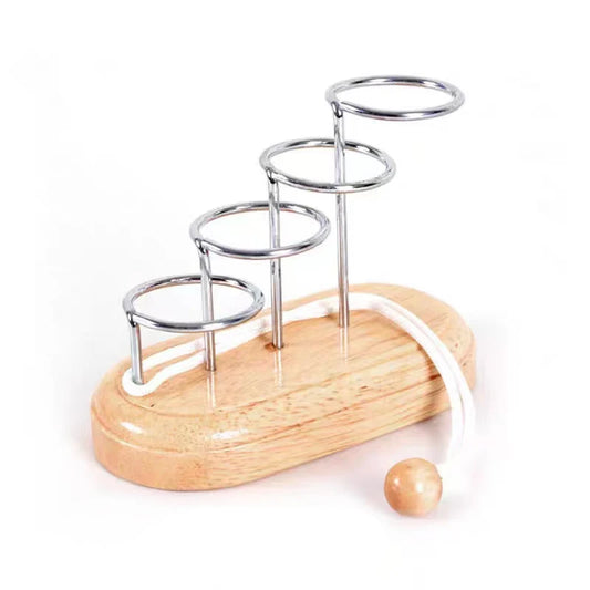 Wooden Rope Brain Teasers