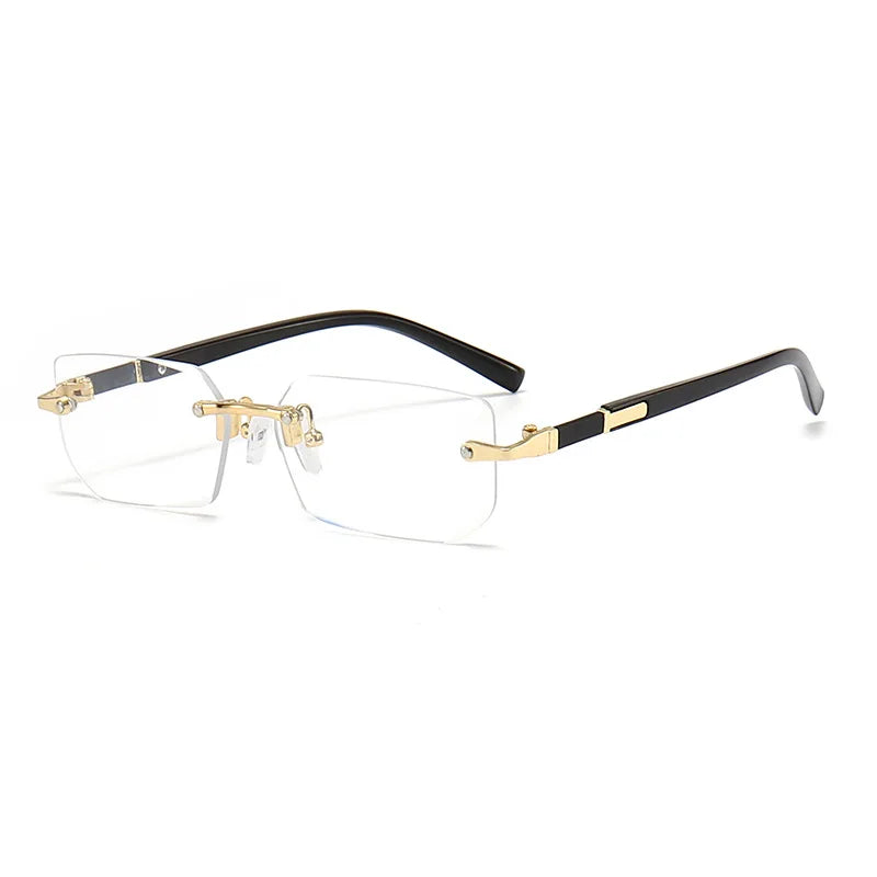 Metal Oval Clear-Lens Frames