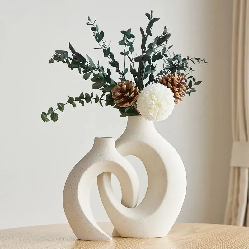 Imitation Ceramic Vase Set