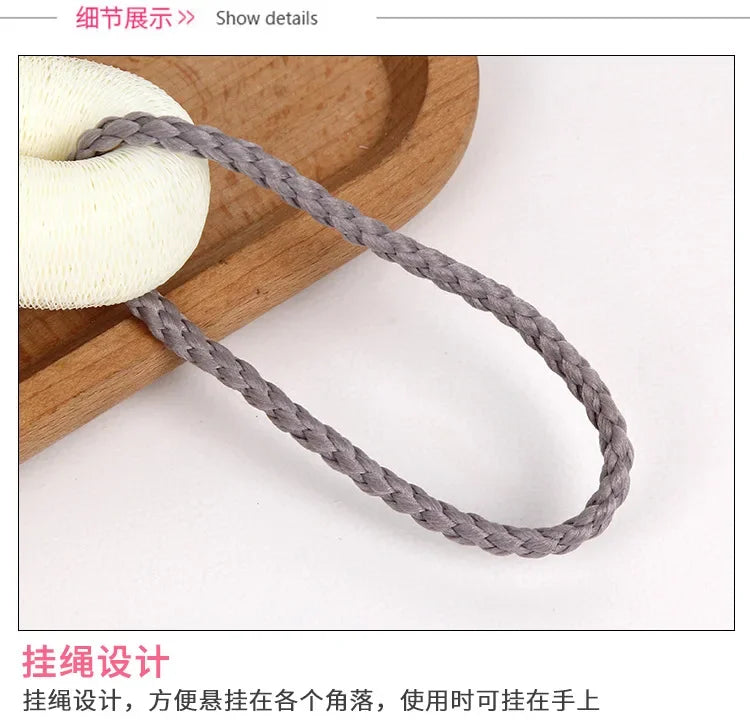 Bath Bubble Ball Exfoliating Scrubber Soft Shower Mesh Foaming Sponge Body Skin Cleaner Cleaning Tool Bathroom Accessories New