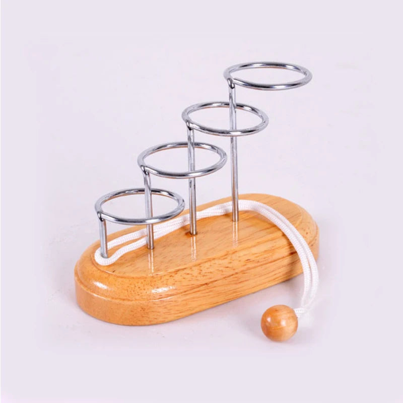 Wooden Rope Brain Teasers