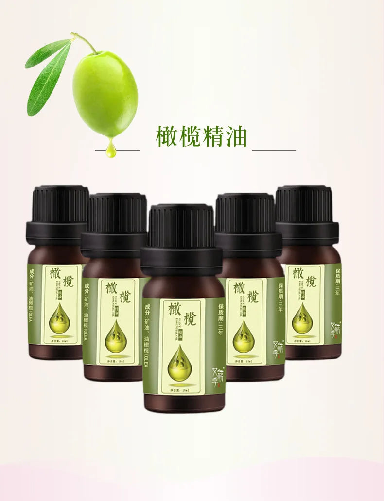 10ml Natural Plant Essential Oil Face and Body Skin Care Moisturizing Massage Shoulder and Neck Conditioning Essential Oil