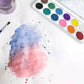 Watercolor Paint Set Washable Watercolor Paint Palette With Water Brush Pen for Party Favor Valentines Day Gifts