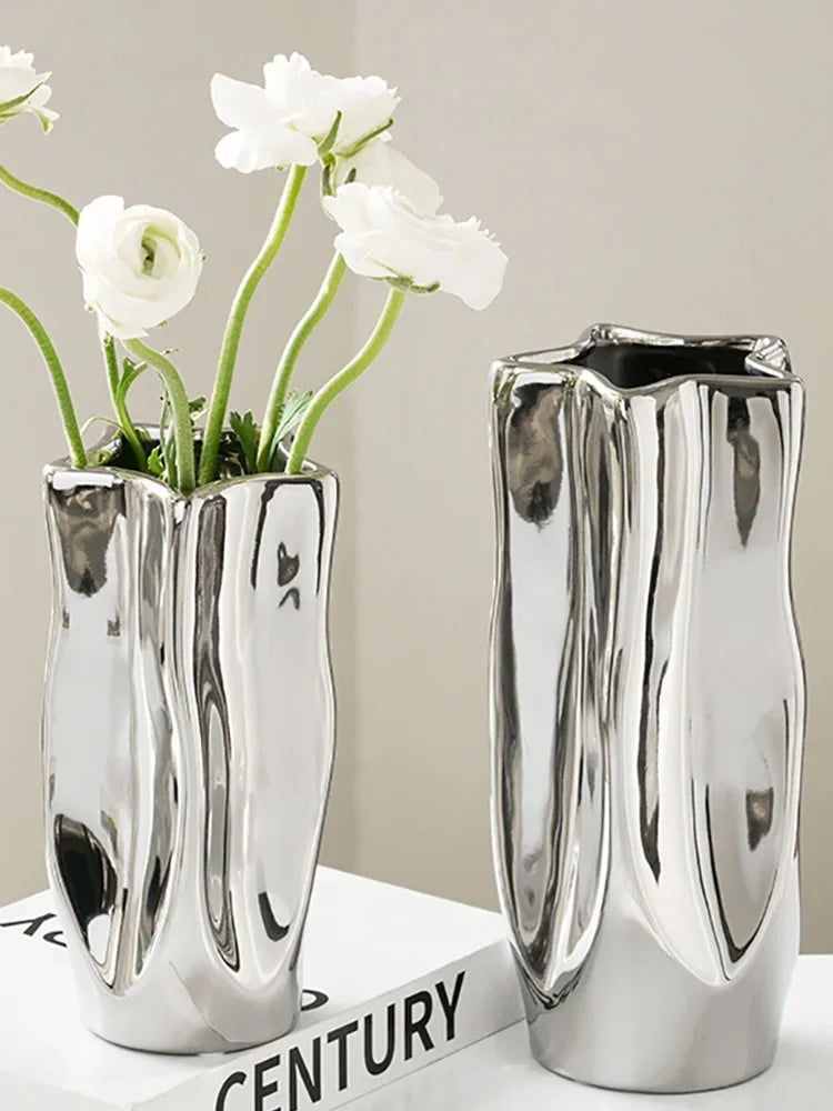 Silver Electroplated Vase